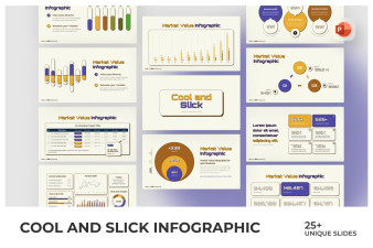 Cool and Slick Infographics PowerPoint Template